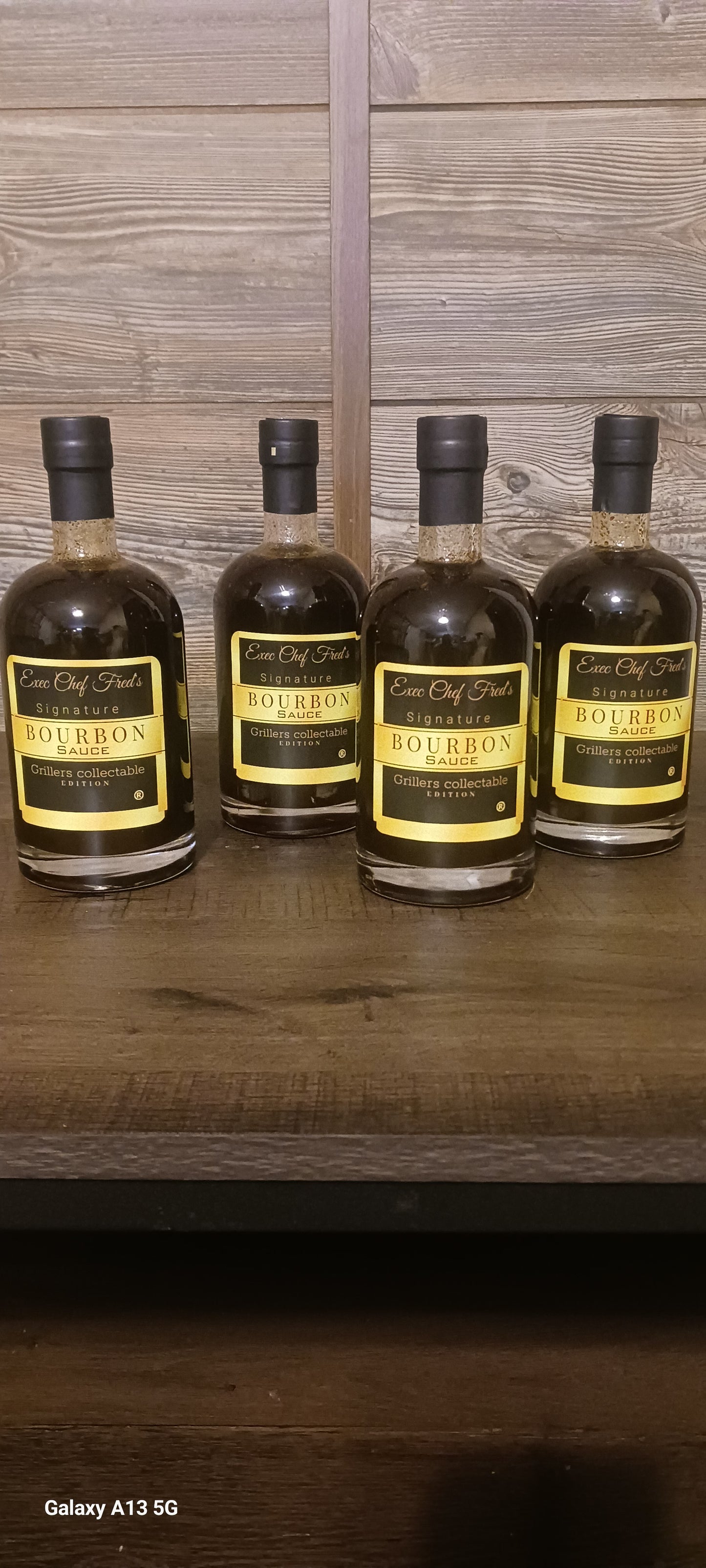 Exec Chef Fred's signature Bourbon sauce