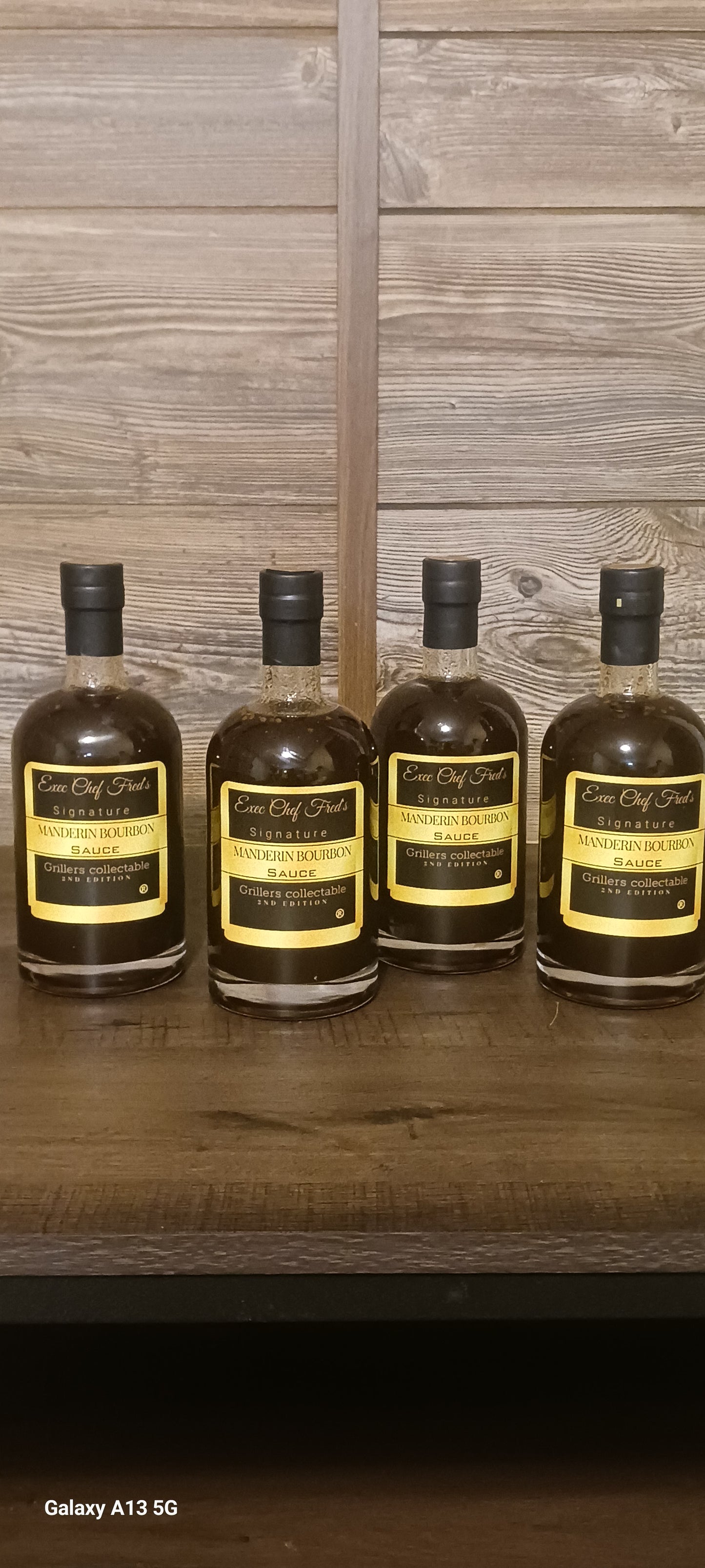 Exec Chef Fred's signature Mandarin Bourbon Sauce