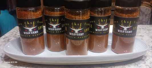 Exec Chef Fred's All Spice wild Game signature Seasonings